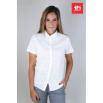 Camisas Oxford mujer en algodón y poliéster 130 g/m2 THC London WH color blanco vista bodegón
