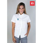 Camisas Oxford mujer en algodón y poliéster 130 g/m2 THC London WH color blanco vista bodegón