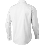 Camisa publicitaria algodón Oxford para hombre 142 g/m2 Elevate Life color blanco vista trasera