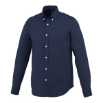 Camisa publicitaria algodón Oxford para hombre 142 g/m2 Elevate Life color azul marino