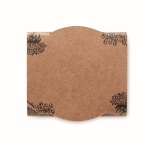 Macetas promocionales de terracota con semillas de amapola Amapola color marrón cuarta vista