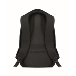 Mochila de oficina RPET con correas acolchadas para PC de 13'' color negro tercera vista