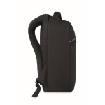 Mochila de oficina RPET con correas acolchadas para PC de 13'' color negro sexta vista
