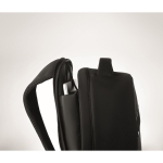 Mochila de oficina RPET con correas acolchadas para PC de 13'' color negro vista fotografía