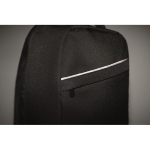 Mochila de oficina RPET con correas acolchadas para PC de 13'' color negro vista fotografía