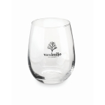 Vasos de cristal personalizados de 420ml con caja Reusable color transparente vista principal