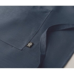 Delantal EcoFriendly color azul vista fotografía tercera vista