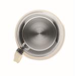 Botella de cristal antifugas con funda de yute 500ml Crystal SlowLife color beige tercera vista