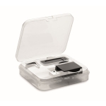 Sets bloqueadores para ordenador en estuche transparente Blocker color negro tercera vista