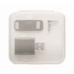 Sets bloqueadores para ordenador en estuche transparente Blocker color negro cuarta vista