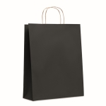 Bolsas de papel personalizadas grandes 90 g/m2 Retail Colors Large color negro