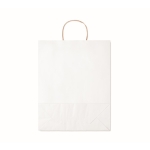 Bolsas de papel personalizadas grandes 90 g/m2 Retail Colors Large color blanco tercera vista