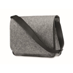 Bolsa para portátil de fieltro RPET con cierre de velcro 15'' Casual color gris