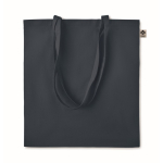 Bolsas baratas de algodón orgánico en color 140 g/m2 Organic Colors color azul marino