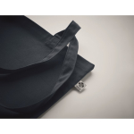 Bolsas baratas de algodón orgánico en color 140 g/m2 Organic Colors color azul marino vista fotografía quinta vista