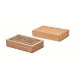 Baraja de cartas de papel reciclado personalizada para publicidad Recycled color beige tercera vista