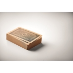 Baraja de cartas de papel reciclado personalizada para publicidad Recycled color beige vista fotografía sexta vista