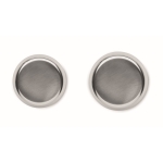 Set de cóctel personalizado de acero con coctelera 750ml Sommelier color plateado brillante quinta vista