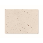 Bloc de notas promocional semilla flores A7 Flores color blanco cuarta vista