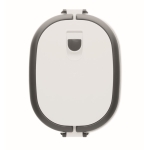 Fiambrera de PP con cierre hermético promocional 1L gourmet Delux color blanco segunda vista