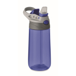 Botella de plástico sin BPA con boquilla para niños 450ml color azul segunda vista