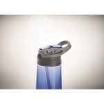 Botella de plástico sin BPA con boquilla para niños 450ml color azul vista fotografía septima vista