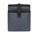 Bolsas isotérmicas personalizadas con dos compartimentos RPET IceCube color azul sexta vista