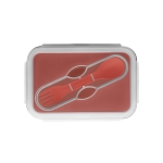 Fiambrera personalizada hermética de silicona 640ml Functional color rojo primera vista