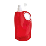 Botella flexible personalizada barata y grande 750ml color rojo tercera vista