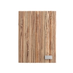 Libretas personalizadas sostenibles A5 hojas lisas Natural Straw color natural primera vista