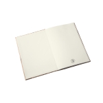 Libretas personalizadas sostenibles A5 hojas lisas Natural Straw color natural cuarta vista