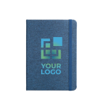 Libretas recicladas con papel sostenible A5 hojas a rayas RPET Texture vista principal