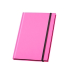 Libretas con tapas en color fluorescente A5 hojas a rayas Fluor color rosa