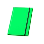 Libretas con tapas en color fluorescente A5 hojas a rayas Fluor color verde claro