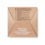 Macetas sostenibles personalizadas con semillas de pino pequeño color beige sexta vista