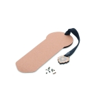 Marcapáginas sostenible personalizado con semillas de pino color beige septima vista