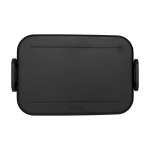 Fiambreras con logo con junta de sellado 900ml MEPAL Take a Break Midi color negro segunda vista frontal