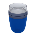Fiambrera con compartimentos 700ml MEPAL Ellipse Breakfast color azul