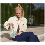 Fiambrera con compartimentos 700ml MEPAL Ellipse Breakfast color blanco imagen de estilo de vida