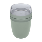 Fiambrera con compartimentos 700ml MEPAL Ellipse Breakfast color verde militar