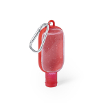 Bote de gel hidroalcohólico con mosquetón promocional 30ml Colors cuarta vista