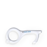 Llaveros higiénicos sin contacto personalizados con logo Secure vista principal