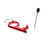 Llavero anticontacto de colores con bolígrafo y puntero Metallic