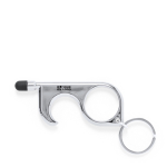 Llavero anticontacto de colores con bolígrafo y puntero Metallic vista principal