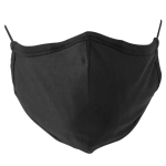 Mascarilla personalizable Comfort color negro primera vista