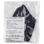 Mascarilla personalizable Comfort color negro segunda vista