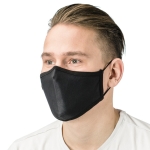 Mascarilla personalizable Comfort color negro cuarta vista