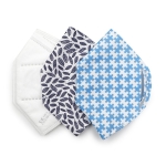 Funda para mascarilla FFP2 con llamativos diseños para merchandising color blanco