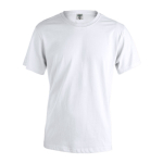 Camiseta corporativa en varios colores de 100% algodón 150 g/m2 Keya color blanco primera vista