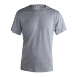 Camiseta corporativa en varios colores de 100% algodón 150 g/m2 Keya color gris primera vista